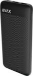 AVAX LIGHTY+ powerbank, 20000 mAh, 20W, USB-C és 2x USB-A, fekete (PB220) (AVAX_PB220)