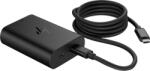 HP Adaptor alimentare incarcator laptop universal HP GaN USB-C (600Q7AA), 65W, Negru (600Q7AA)