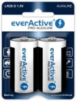 everActive Alkaline batteries everActive Pro Alkaline LR20 D - blister card - 2 pieces (EVLR20-PRO) Baterie reincarcabila