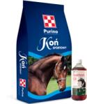 Purina Sport Horse 25 kg + Lab-v Ulei de somon - 100% ulei de somon din Atlantic pentru cai 1000 ml