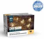 DekorTrend Fém csillag motívumos dekorfüzér, 10 led, elemes (KDE_110) - kontaktor