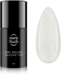NaniNails NANI Amazing Line géles körömlakk árnyalat Shimmer White 5 ml