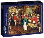 Bluebird Puzzle 1000 db-os puzzle - Peasant Wedding Feast, Pieter Brueghel the Younger (60224) (60224)
