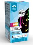 DekorTrend Crystalline toldható LED jégcsapfüzér, 300 x 40 cm, 100 db MULTI LED, átlátszó kábel, Kül- és beltéri (KAT_203) - kontaktor