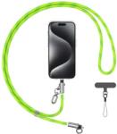 USAMS 30W USB-C - Lightning 1.2m töltőkábel zöld telefontartó pánt Usams SJ746