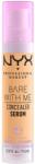 NYX Cosmetics Bare with me Serum 5 Golden korrektor foltok és sötét karikák ellen, 9.6 ml (800897129804)
