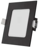 EMOS LED süllyesztett lámpatest négyzet, fekete, 7W , szabályozható - Nexxo Emos ZD2323 (ZD2323)
