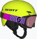 SCOTT Gyerek sísisak SCOTT Keeper 2 + síszemüveg Witty neon yellow