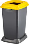 PLANET Szelektív hulladékgyűjtő szemetes Antracit-Sárga 50L (UP900Y)