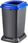 PLANET Szelektív hulladékgyűjtő szemetes Antracit-Kék 50L (UP900B)