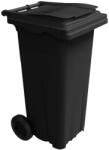  Kommunális hulladéktároló kerékkel Fekete 120L (CK120LT-F)