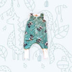 Leopoldi Bélelt, kamáslis tipegő hálózsák - türkiz mosómedve