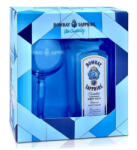 Bombay Sapphire gin 0, 7l 40% + pohár DD DRS