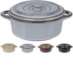 Gastro Fazék fedővel, különböző színekben, magasság: 95 mm, átmérő: 130 mm