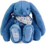 Doudou Iepuraș de pluș Fleurette the Bunny Blue Doudou et Compagnie albastru 35 cm de la 0 luni (DC4304)