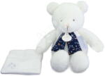 Doudou Iepuraș de pluș care luminează în întuneric Moonlight Collection Plush Doudou et Compagnie în ambalaj cadou alb 30 cm de la 0 luni (DC4318)