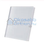 SmartWise T1R3 - 3 gombos vezeték nélküli, RF fali kapcsoló, fehér