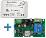 SmartWise 1 áramkörös eWeLink relé, 85V-250V AC, Wi-Fi, eWeLink-Remote (85250V-1BTBOX)
