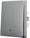 SmartWise B61 UNI Wi-Fi + eWeLink-Remote, 1 áramkörös, gombos villanykapcsoló, szürke (B61-WIFIBT-GY)