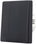 SmartWise B63 UNI Wi-Fi + eWeLink-Remote, 3 áramkörös, gombos villanykapcsoló, fekete