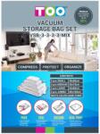 TOO VSB-3-3-3-3-MIX vákuum tárolózsák szett (VSB-3-3-3-3-MIX) - emag