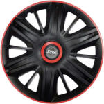 J-Tec 16" DÍSZTÁRCSA MAXIMUS FEKETE-PIROS, 4db (JACKY16181)