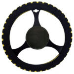 SBAutoparts Szivacsos kormányvédő, fekete-sárga, Sprint II, 37-39cm (CC42843-CH)