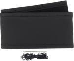 CARMOTION Kormányvédő, fűzős, fekete, valódi bőr, 39-41cm (CM58227)