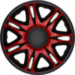 J-Tec 14" DÍSZTÁRCSA NASCAR PIROS-FEKETE, 4db (JACKY14112)