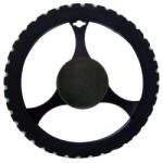 SBAutoparts Szivacsos kormányvédő, fekete-szürke, Sprint II, 37-39cm (CM86352) (CC42212-CH)