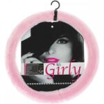 Sumex Rózsaszín csajos kormányvédő, plüss szőrme, 37-39cm (SX2505059)