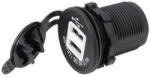 Carcommerce Vízálló USB aljzat, 12/24V (CC42558)