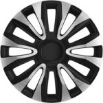 Górecki 15" DÍSZTÁRCSA AVALON CARBON EZÜST-FEKETE, 4db (ARG15AVALONCSB)