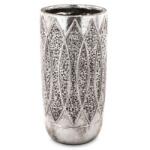  Silver Leaf Elegance Vase (19x19x39 cm)