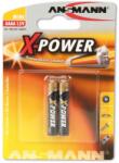 ANSMANN XPower AAAA alkáli elem, 2 db (ANSBAT2xAAAAXP)