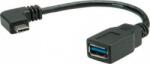 Roline Cablu de date Roline 11.02. 9031 USB 3.1 Tip-C la USB-A T-M OTG 0.15 m Negru (11.02.9031-10)