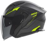 NOX N130 Myst 2025 Bukósisak, matt fekete/ fluo sárga, mérete S (M140-2554-S)