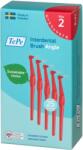 TePe MK Angle 0, 5 mm 25 db, piros