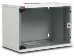 Lande LN-SH07U5440-LG-F0 NETbox SOHO 19" 7U 540x400 szürke fali rack szekrény - pepita