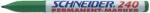 Schneider Permanent marker Schneider Maxx 240, varf rotund 1-2mm - verde (S-124004) - forit
