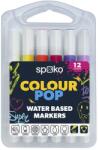 Spoko Filctoll SPOKO Colour Pop háromszögletű vízbázisú 12 darabos készlet S045099412 (S045099412)