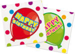 Folat Happy Birthday Feliratos Szalvéta, 20 db