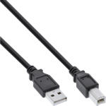 InLine 34550X 0, 5 M USB A USB B Fekete (34550X)