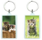  3D Macskás akril kulcstartó (CO372413)