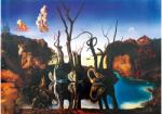 Bluebird Puzzle 60327 - Swans Reflecting Elephants, Salvador Dalí, 1937 - 1000 db-os puzzle (60327)