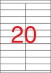 APLI Etikett, univerzális, 105x29 mm, 2000 etikett/csomag (01299)