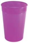  Műanyag pohár többféle színben 3dl