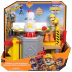 Spin Master PAW Patrol Rubble & Crew, Navă Spațială Launch 'N' Spin cu Funcții Interactive, multicolor, 3 ani + (681147044180) Figurina