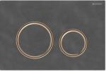 GEBERIT Clapeta de actionare, rotunda, spalare cu doua volume de apa, culoare metalica rosie-aurie, Geberit Sigma50 115.650. 00.1 (115.650.00.1)