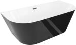 Mexen Oval Slim самостоятелна вана до стената 170 x 80 см, бяла/черна, черен (52661708075-70)